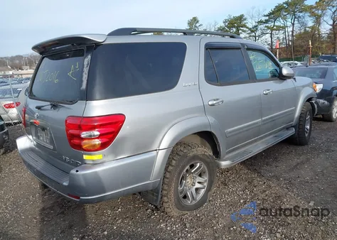 2004 Toyota Sequoia Limited V8 z USA, uszkodzony, nr VIN 5TDBT48A04S228152